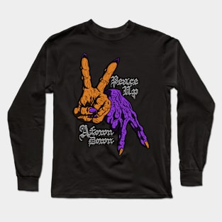 Peace Up A-Town Down Long Sleeve T-Shirt